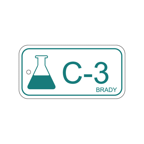 138430 Brady Energy Source Tag Chemical C-3 75.00mm x 38.00mm