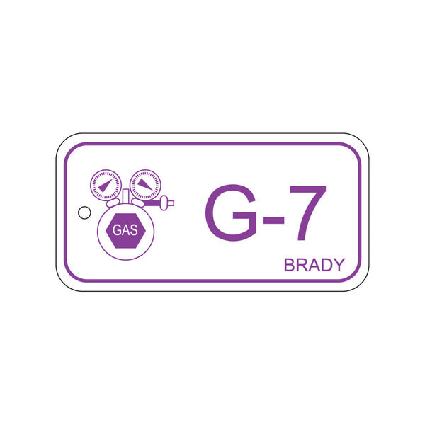 138757 Brady Energy Source Tag Gas G-7 75.00mm x 38.00mm