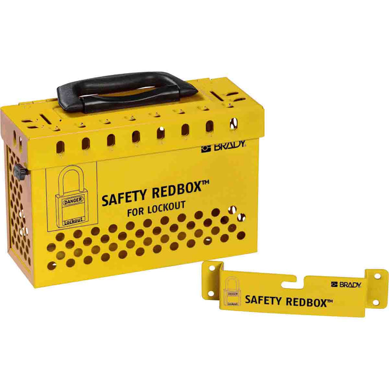 145580 - Brady Safety Redbox Group Lockout Box - Yellow 236.00mm x 155.00mm