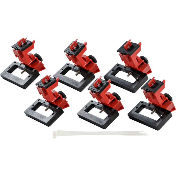 148691 - Brady TagLock Circuit Breaker Oversized Clamp-on- 6 Pack