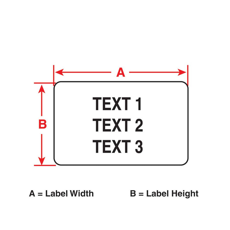 174100 Brady M6-30-430 Polyester Asset Tracking Labels for BMP61 38.10mm x 19.05mm