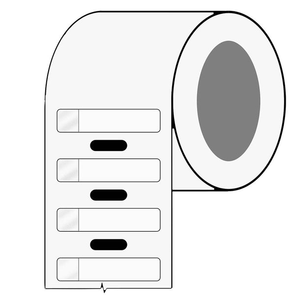 Brady BPT-627-461 Self-laminating Polyester Labels 6.35mm x 27.94mm - Labelzone