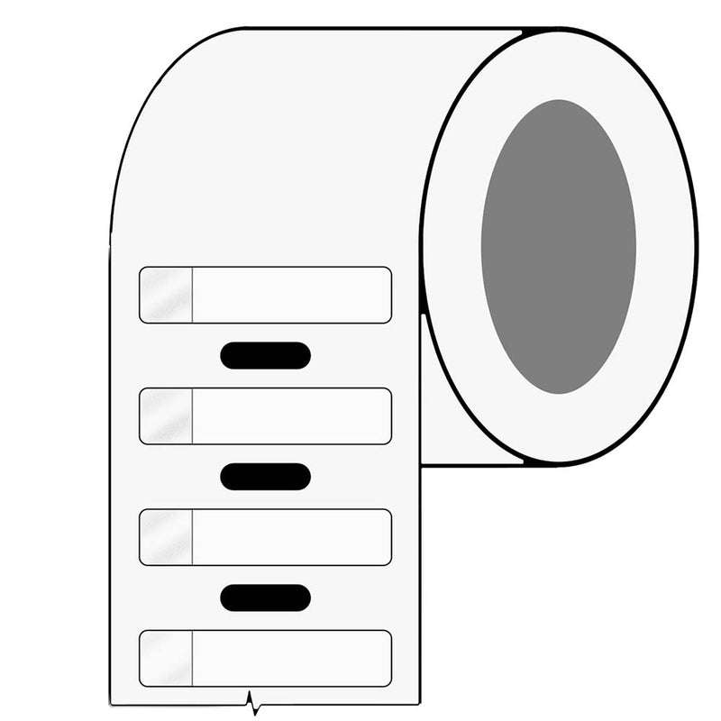 Brady BPT-627-461 Self-laminating Polyester Labels 6.35mm x 27.94mm - Labelzone