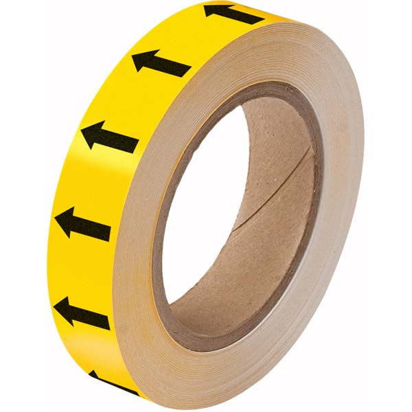 275100 Brady Yellow with Black Directional Arrow Tape