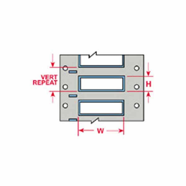 3PS-094-2-WT-S Brady IP Printer Heat-Shrink Polyolefin Labels - Labelzone