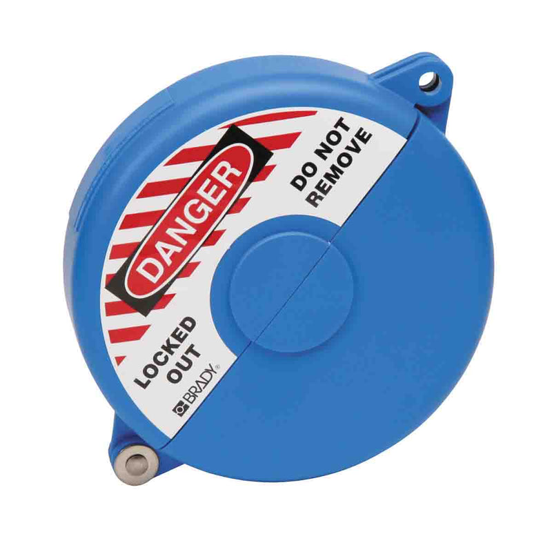 065587 - Brady Gate Valve Lockouts 5-6.5 Blue