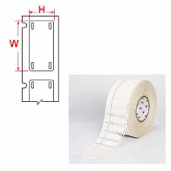 BM71H-3-7643-WT Brady BMP 71 White Heatex Cable Markers - 75 x 25 - Labelzone