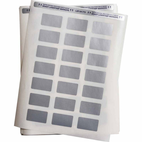 Brady LaserTab Laser Printable Labels 44.45 mm x 25.40 mm - LAT-24-773-1