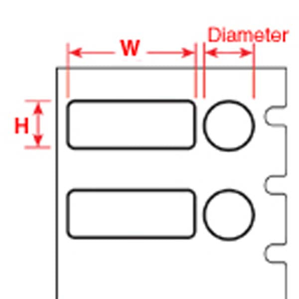 M71-126-499 BMP71 Labels Perm Nylon Cloth - Labelzone