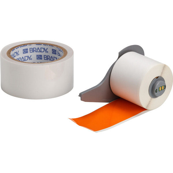 M71-2000-483-OR-KT BMP 71 Label Printer Labels Orange Gloss Ultra Aggressive Polyester - Labelzone