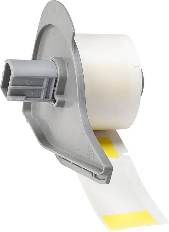 M71-21-427-YL BMP71 Labels Yellow-Translucent Matt Self-Laminating Vinyl - Labelzone