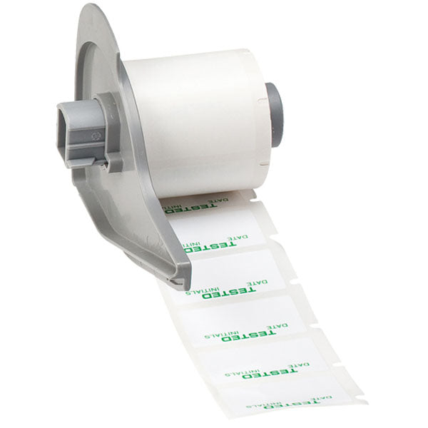 M71-30-423-TEST BMP71 BradyBondz Labels Green on White Gloss Permanent Polyester - Labelzone