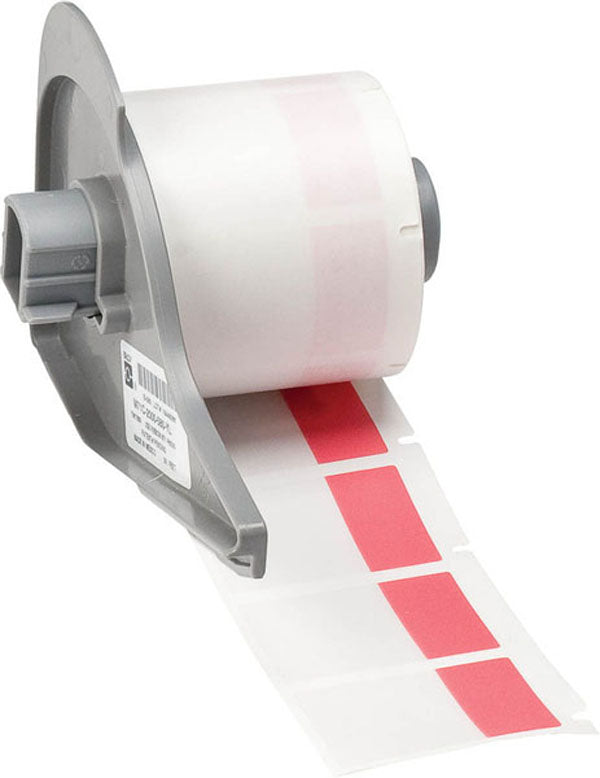 M71-31-427-RD BMP71 Labels Red-Translucent Matt Self-Laminating Vinyl - Labelzone