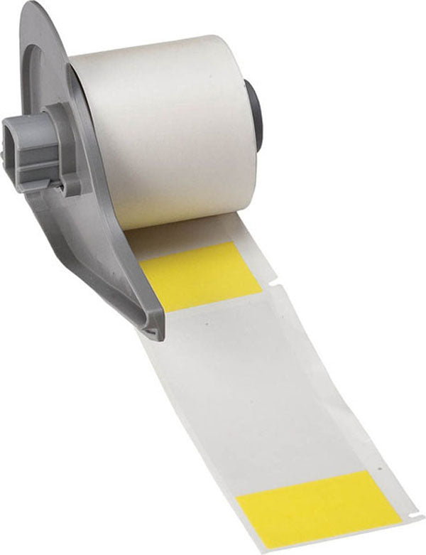 M71-33-427-YL BMP71 Labels Yellow-Translucent Matt Self-Laminating Vinyl - Labelzone