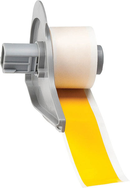 M71C-1000-581-YL Yellow Repositionable Vinyl BMP71 Tape Yellow Repositional Vinyl Film - Labelzone