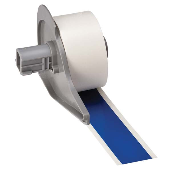 M71C-1000-595-BL BMP 71 Label Printer Tapes Blue Gloss Permanent Vinyl - Labelzone