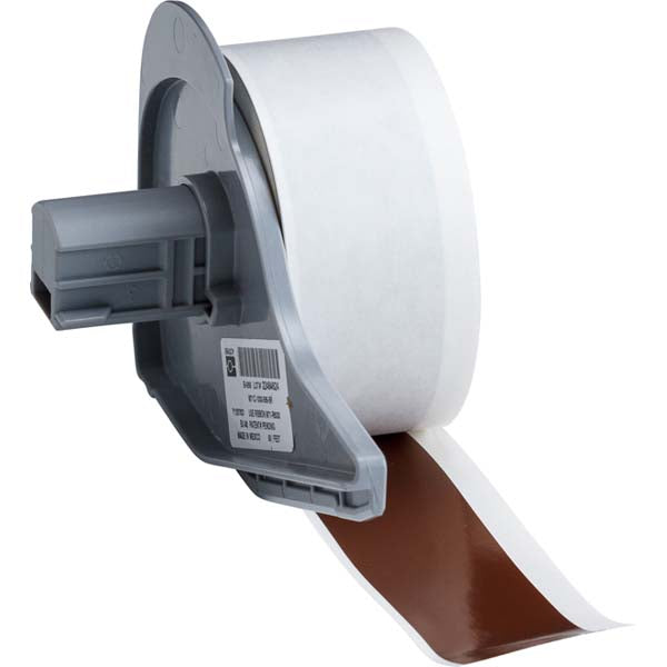 M71C-1000-595-BR BMP 71 Label Printer Tapes Brown Gloss Permanent Vinyl - Labelzone