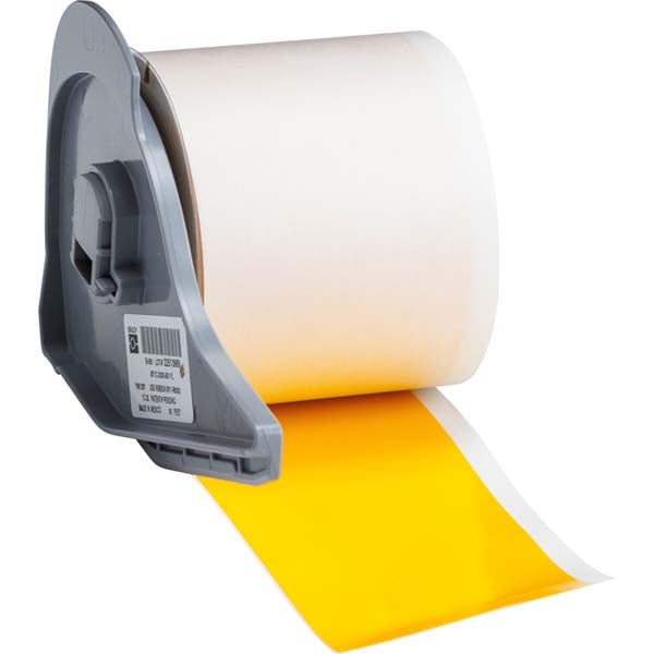 M71C-2000-581-YL Yellow Repositionable Vinyl BMP71 Tape Yellow Repositional Vinyl Film - Labelzone