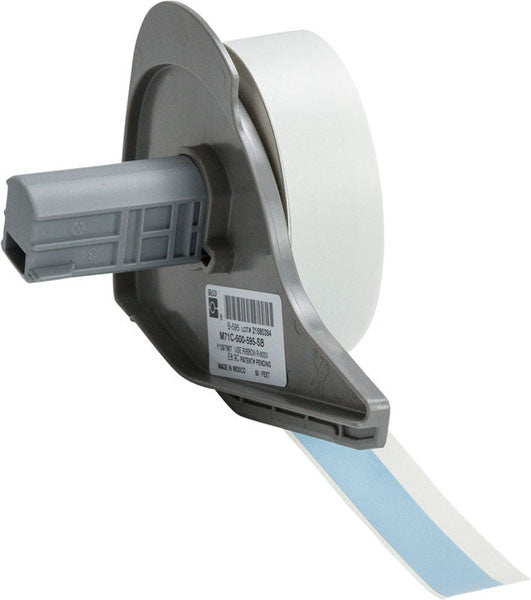 M71C-500-595-SB BMP 71 Label Printer Tapes Sky blue Gloss Permanent Vinyl - Labelzone