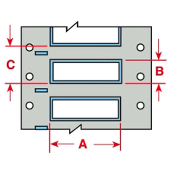 PS-125-2-WT-S-2 - Brady PermaSleeve Wire Marking Sleeves 25.40mm x 6.00mm