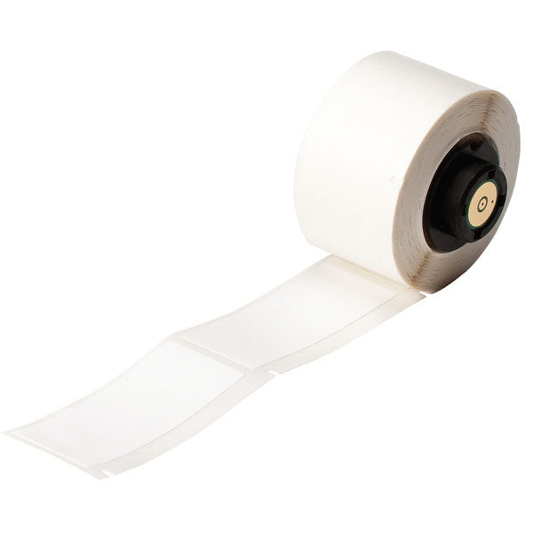 Brady PTL-21-498 White Vinyl Cloth Labels - Labelzone