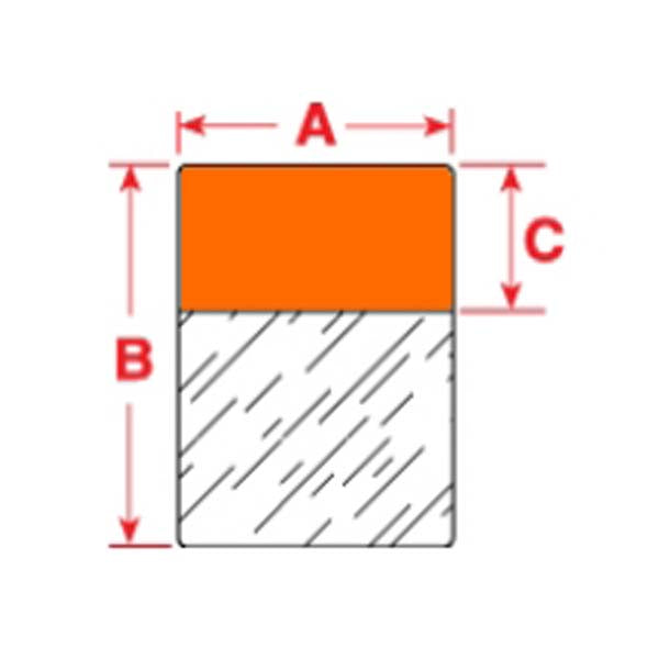 Brady PTL-30-427-OR - B-427 Self Laminating Vinyl - Labelzone