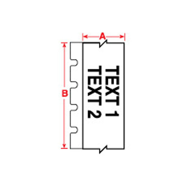 Brady PTL-8-439-RD - B-439 Vinyl - Labelzone