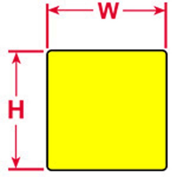 Brady PTLEP-01-7593-YL - EPREP Labels - Polyethylene-Foam Laminate B-7593 - Labelzone