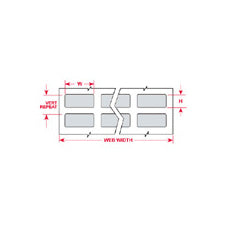 THT-1-438-10 Brady IP Printer Tamper-Evident Metallised Polyester Labels - Labelzone