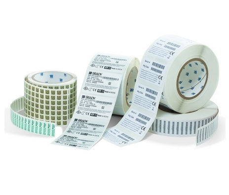 THT-1-479-10 Brady IP Printer Static Dissipative Polyimide Labels - Labelzone