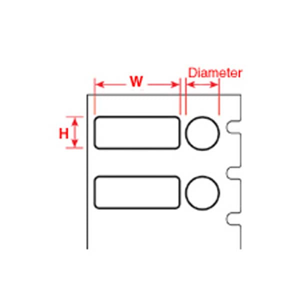 THT-126-499-3 Brady IP Printer Nylon Cloth Labels - Labelzone