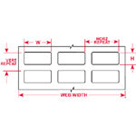 THT-2-437-10 Brady IP Printer Self-Extinguishing Tedlar Labels - Labelzone